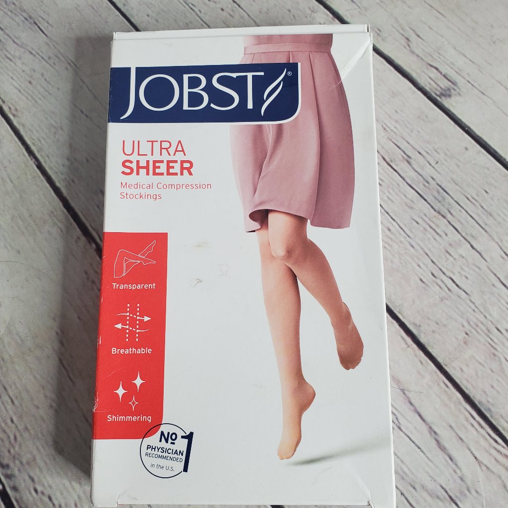 Jobst Ultra Sheer Black Medical Compression Stockings